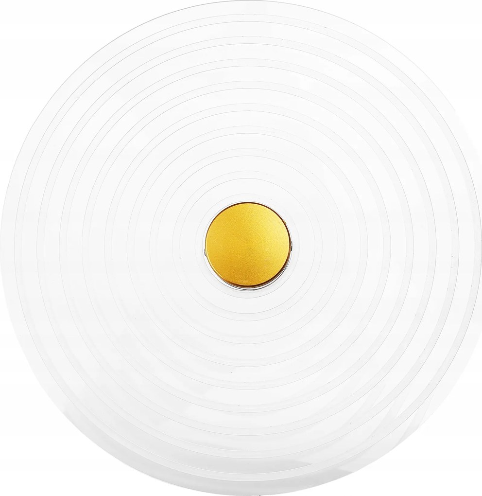 Fali Lámpa Kerek Modern Led Fali Lámpa 35cm Bordázott Lámpabúra