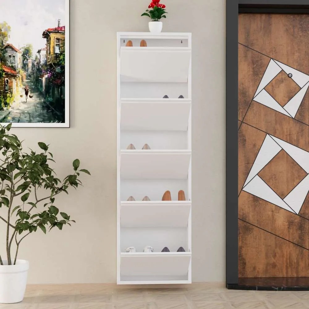5 Piece Metal - White