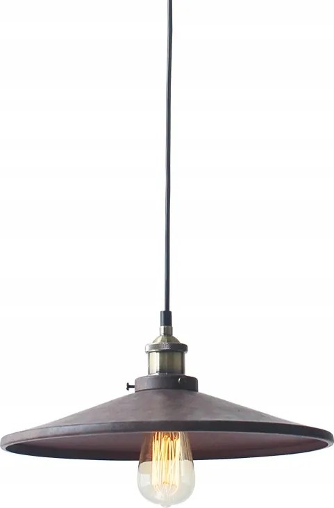 Hippolyte függőlámpa, rozsdaszínű