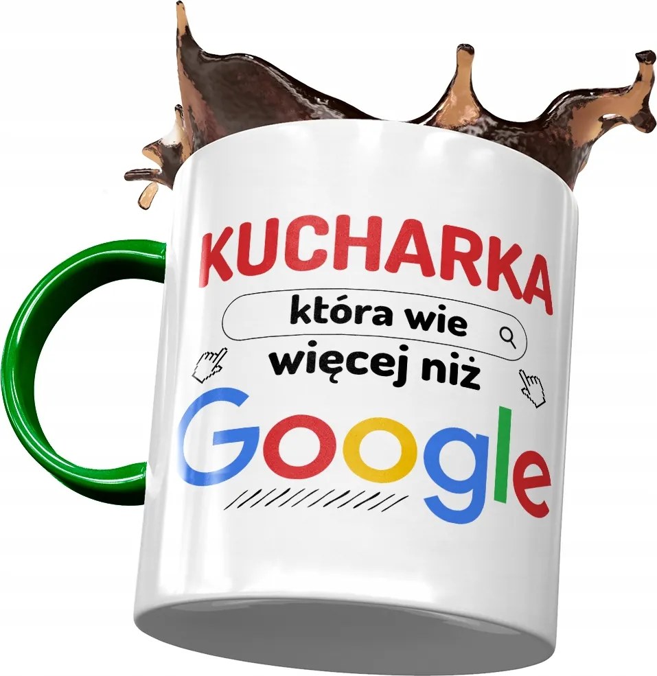 Zöld Bögre Szakácsnőnek, Aki Többet Tud Fénykép Nyomtatással