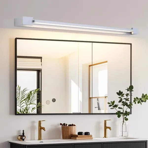 Brilagi-LED Fürdőszobai világítással ellátott tükör AQUA LINE LED/24W/230V 90 cm IP44 matt króm