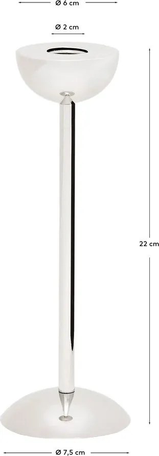 Fém gyertyatartó Nirela – Kave Home