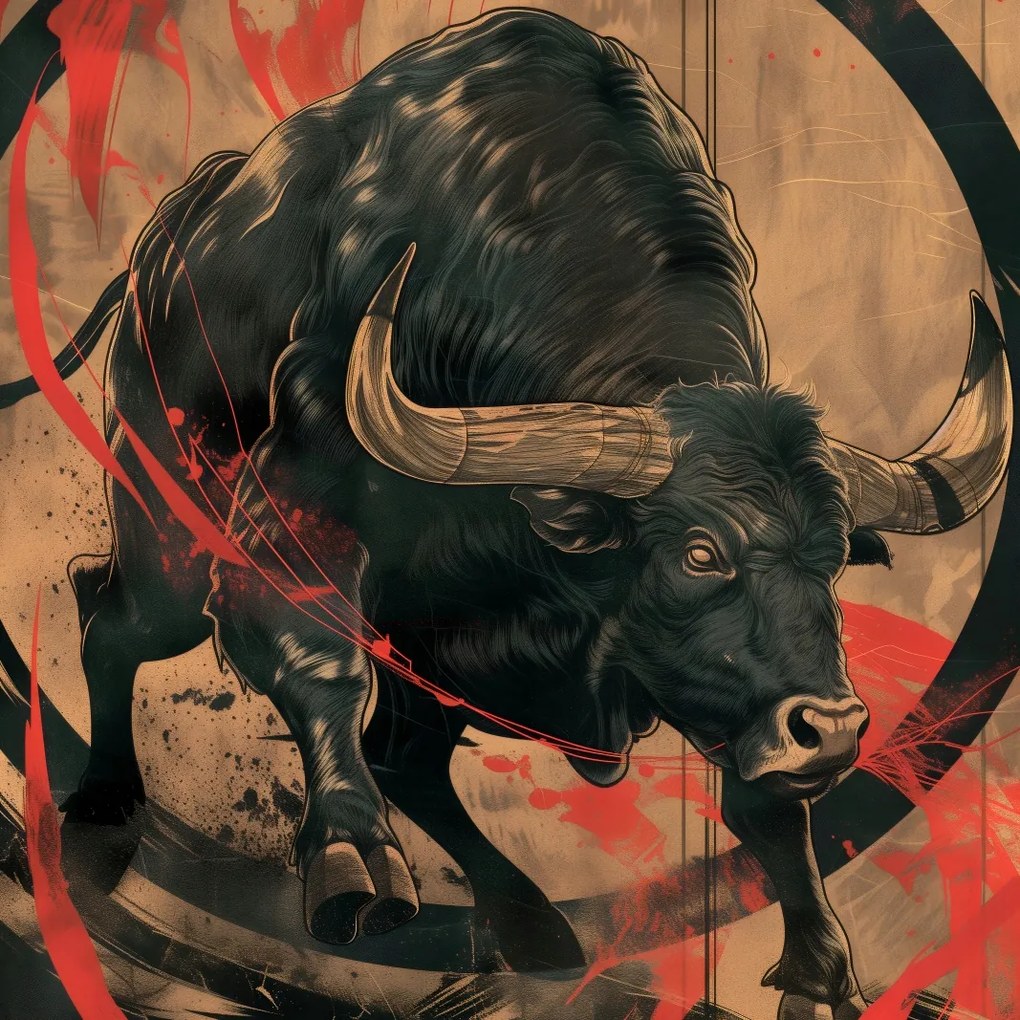 Poszter 70x70cm Bika állhatatosság