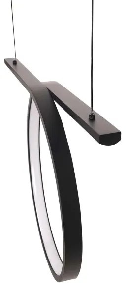 LED csillár kábelen ODETTA LED/30W/230V 4000K fekete