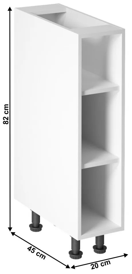 Provance D20P konyhai alsószekrény Sosna Andersen N