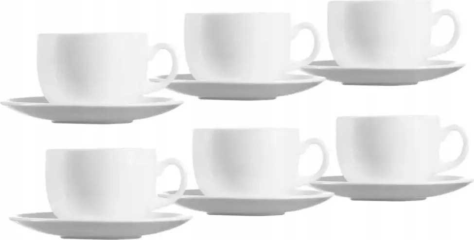Kávéskészlet 6 személyes Luminarc fehér 12 részes 220ml