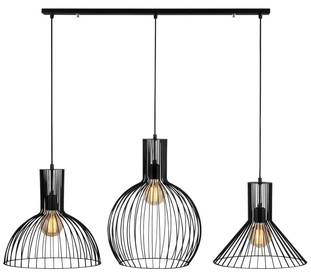 Csillár zsinóron FELLINI 3xE27/100W/230V