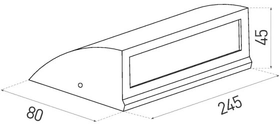 LED Fali lámpa LED/10W/230V IP54