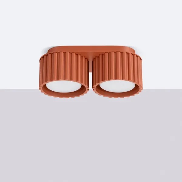 Sollux SL.1803 - AURA irányítható spotlámpa 2xGX53/10W/230V narancssárga