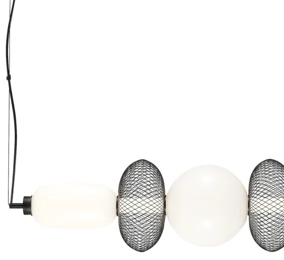 LED Csillár zsinóron ARAME LED/32W/230V fekete