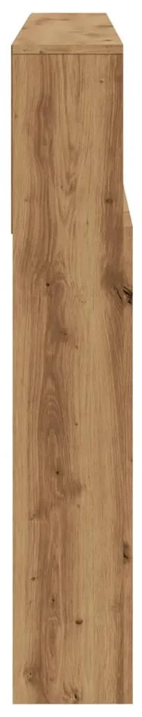 kézzel készített tölgyfa fejtámla szekrény 180 x 19 x 103,5 cm