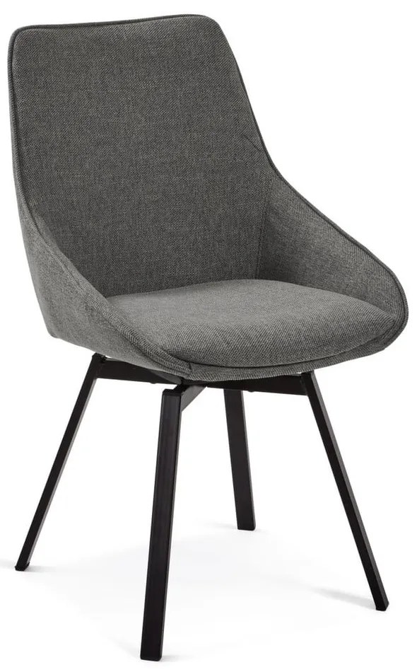 Sötétszürke étkezőszék Jenna – Kave Home