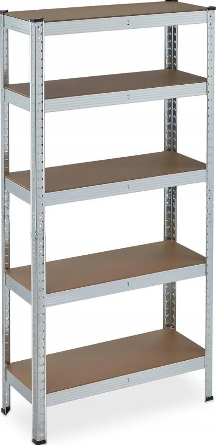 Tárolószekrény fém Relaxdays 150 x 75 x 30 cm max 175 kg polconként