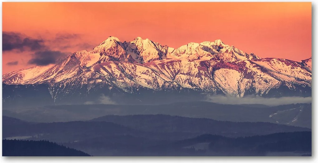 Lacobel Napfelkelte panel Tátra 120x60 cm Ragasztó