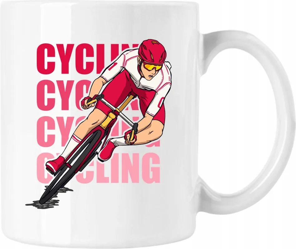 Kerékpáros Bögre Rajongóknak Fehér 330ml