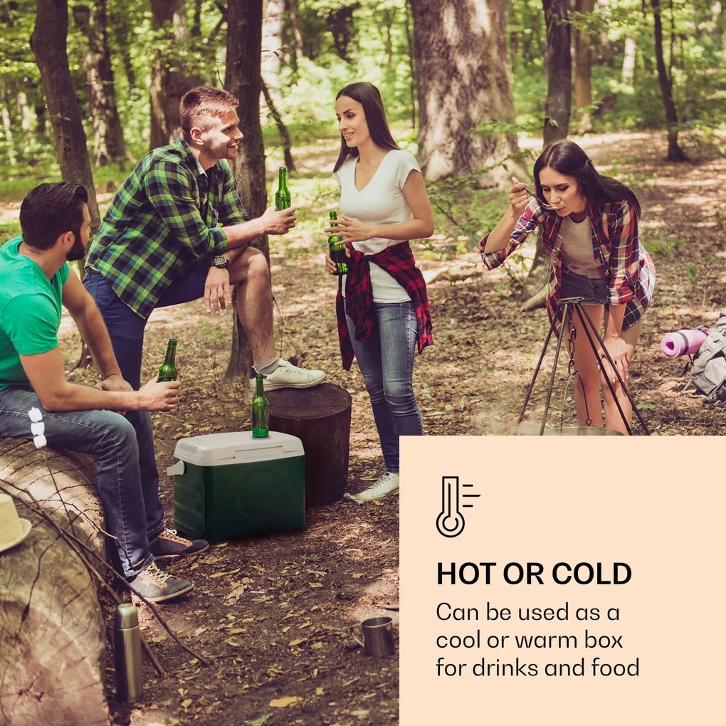 Klarstein BeerBelly 21, elektromos hűtődoboz, hűtés és hőmegtartó funkció, USB port, ECO üzemmód