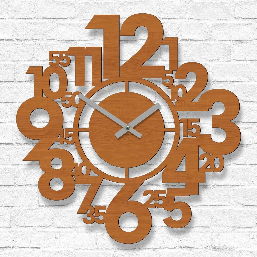 DUBLEZ | Stílusos mutatós falióra - Heures