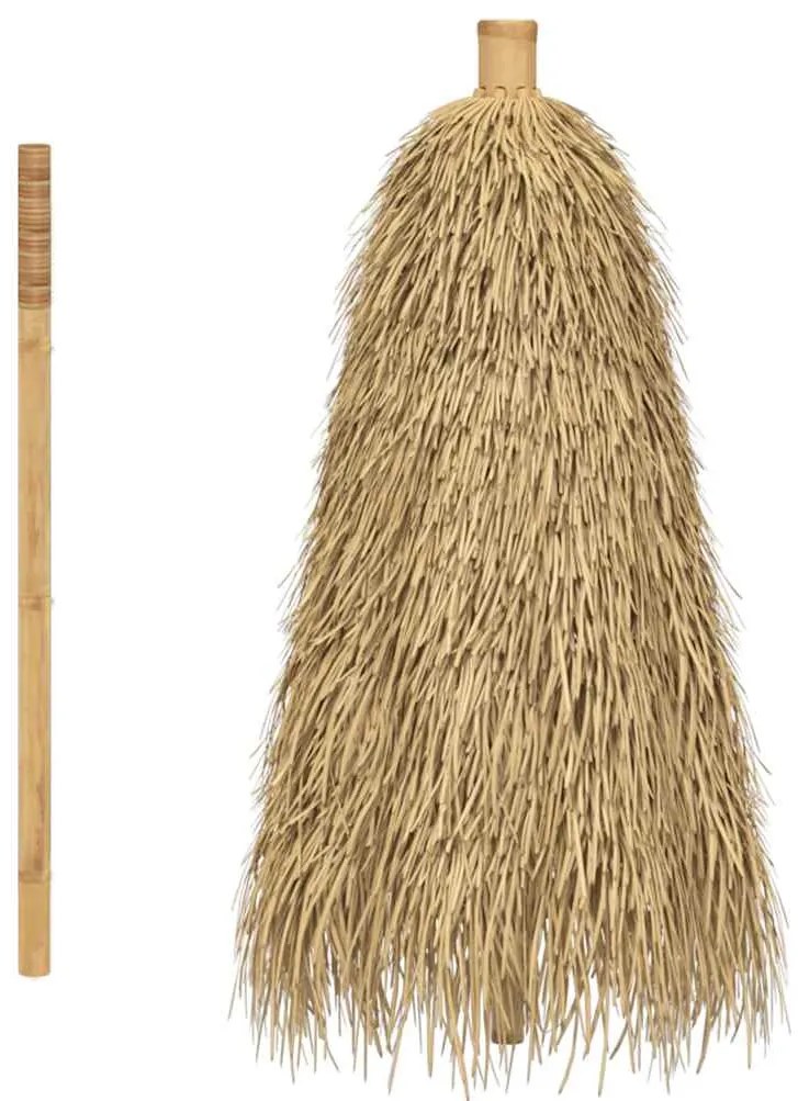 bambusz tiki esernyő banánlevél ernyővel 150 cm