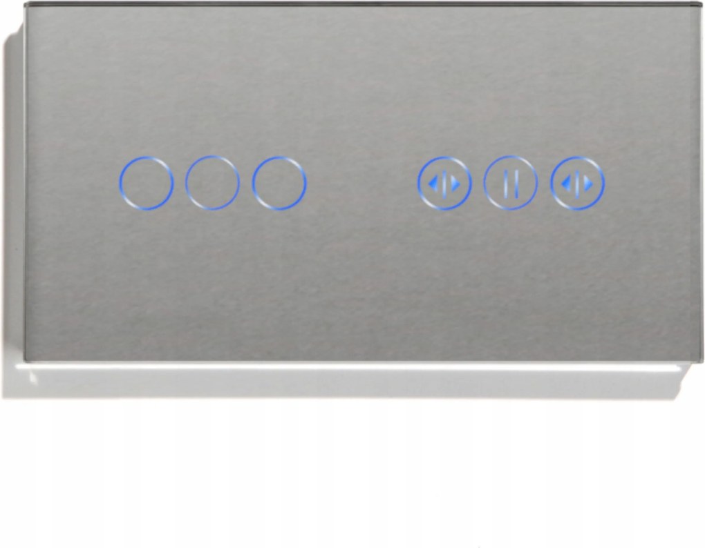 Érintőkapcsoló 3K Wifi Redőny Vezérlő Tuya Smart Üveg Kapcsoló