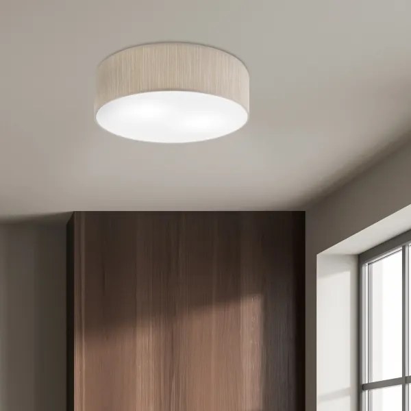 Mennyezeti lámpa SIRJA 2xE27/15W/230V, átm. 45 cm, bézs