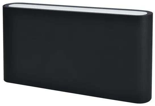 Solight WO800-B- LED Kültéri fali lámpa MODENA LED/12W/230V IP54 fekete