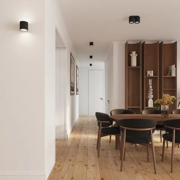 Sollux SL.1786 - AURA fali lámpa 1xG9/10W/230V fekete