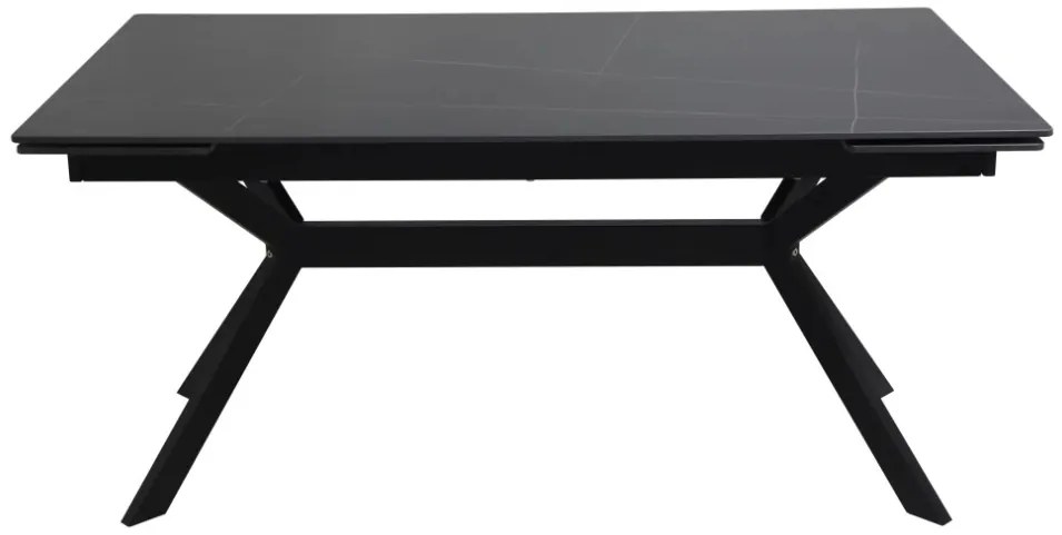 Imperia bővíthető étkezőasztal fekete 160-220 cm