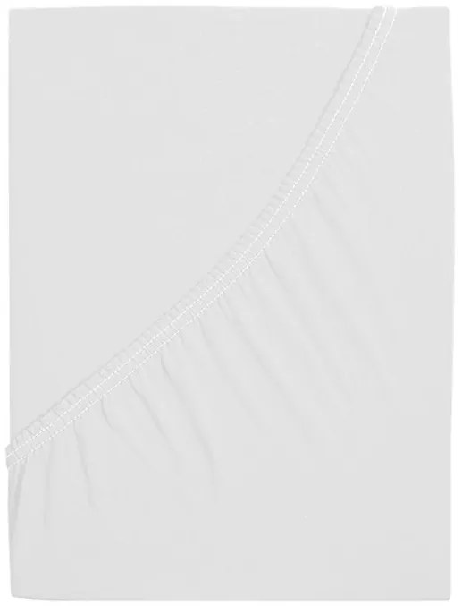 Jersey lepedő kiságyba EXCLUSIVE 70x140 cm fehér