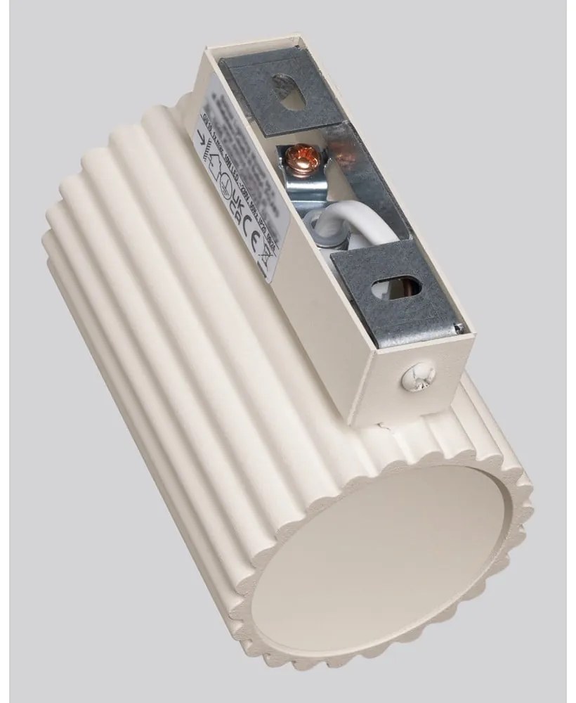 Krémszínű fali lámpa Gleam – Sollux