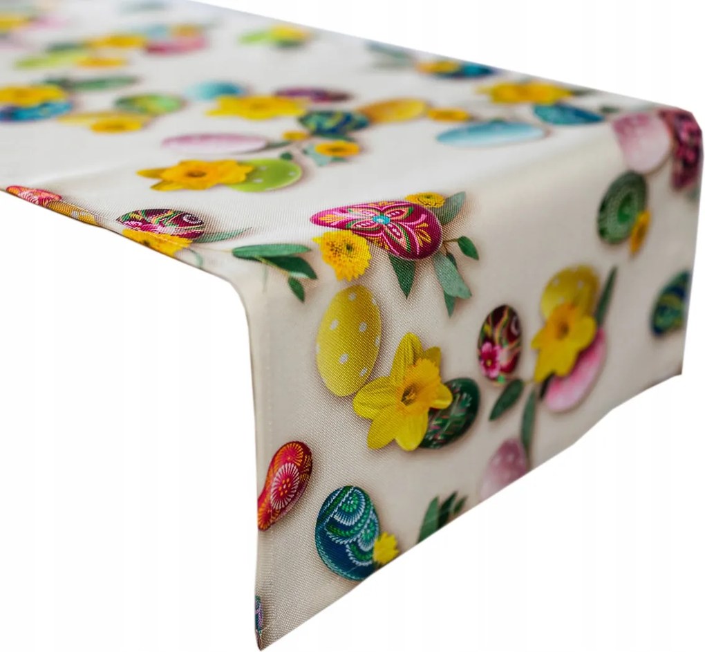 Húsvéti Futópad Nárcisz Húsvéti Asztalra 40 cm x 240 cm
