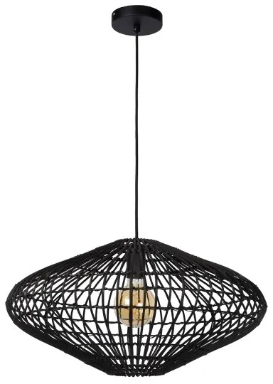 Lucide 03435/56/30 - Csillár zsinóron MAGALI 1xE27/40W/230V fekete