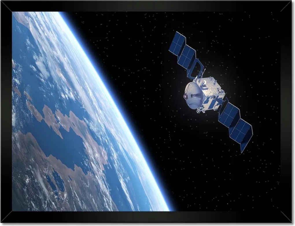 Poszterek keretben 40x30 Mesterséges műhold kozmosz