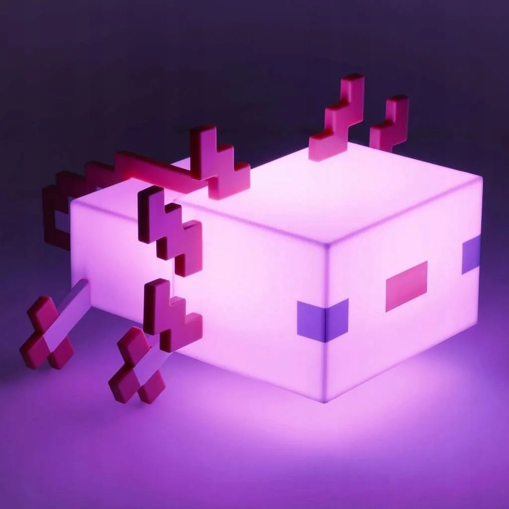Minecraft Lámpa Axolotl (21 cm)