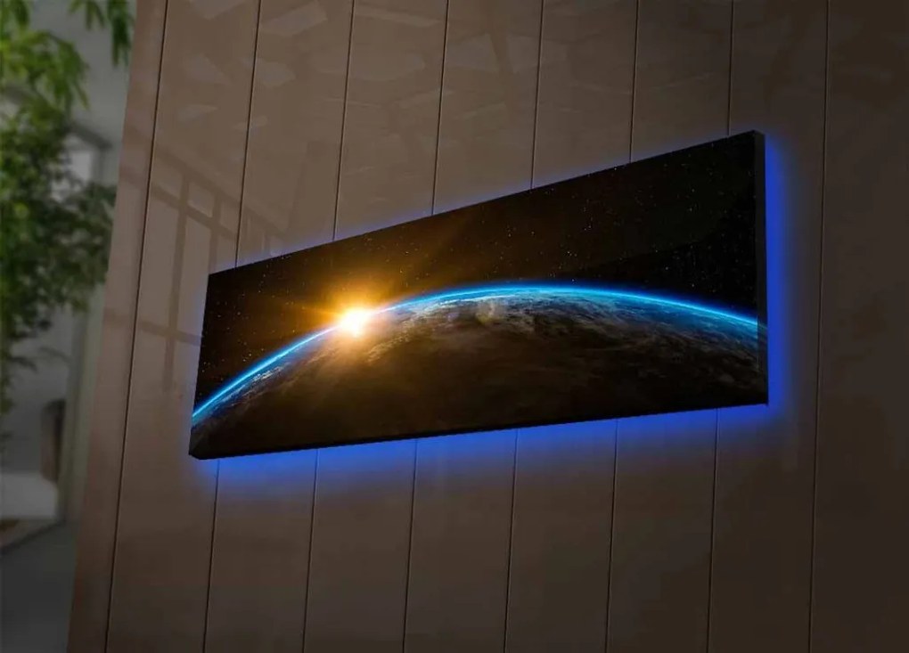 3090NASA-018 LED-világítású vászonkép