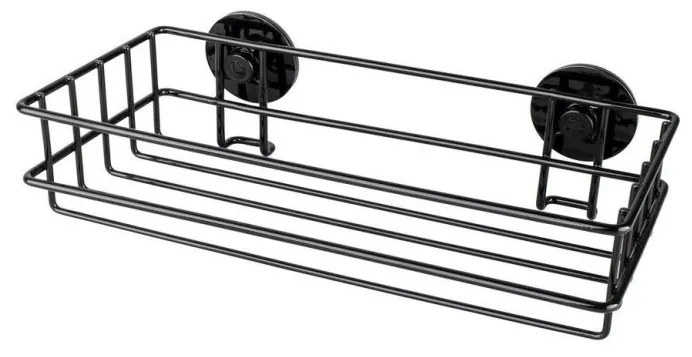 AWD Luna fekete fürdőszobai polc