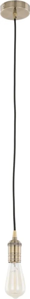 ITALUX DS-M-036-ANT-BR ATRIUM Egyágú Függesztett Lámpa Fém E27 IP20