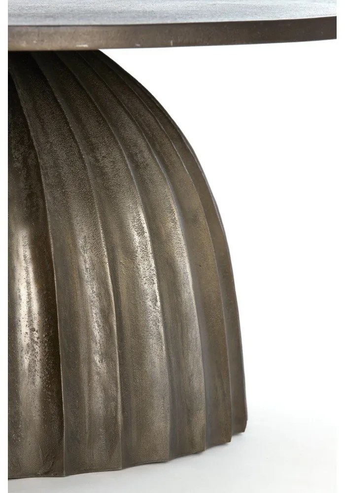 Fém kerek tárolóasztal ø 70 cm Veglia – Light &amp; Living