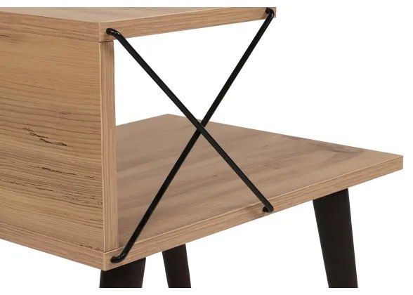 Éjjeli szekrényke CROSS 55x50 cm barna