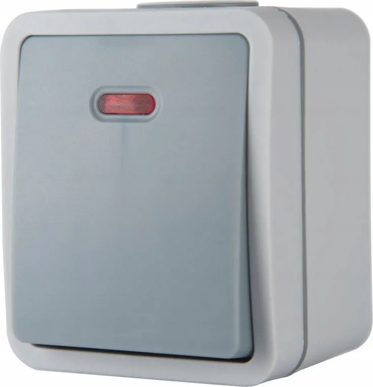 Egykaros Falra Szerelhető Led Kapcsoló Industrial IP54 Jlm