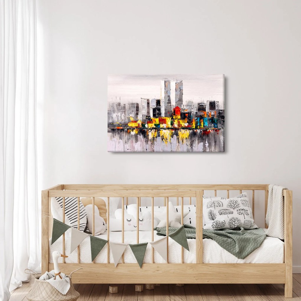 Kép - A nagyváros festménye (90x60 cm)