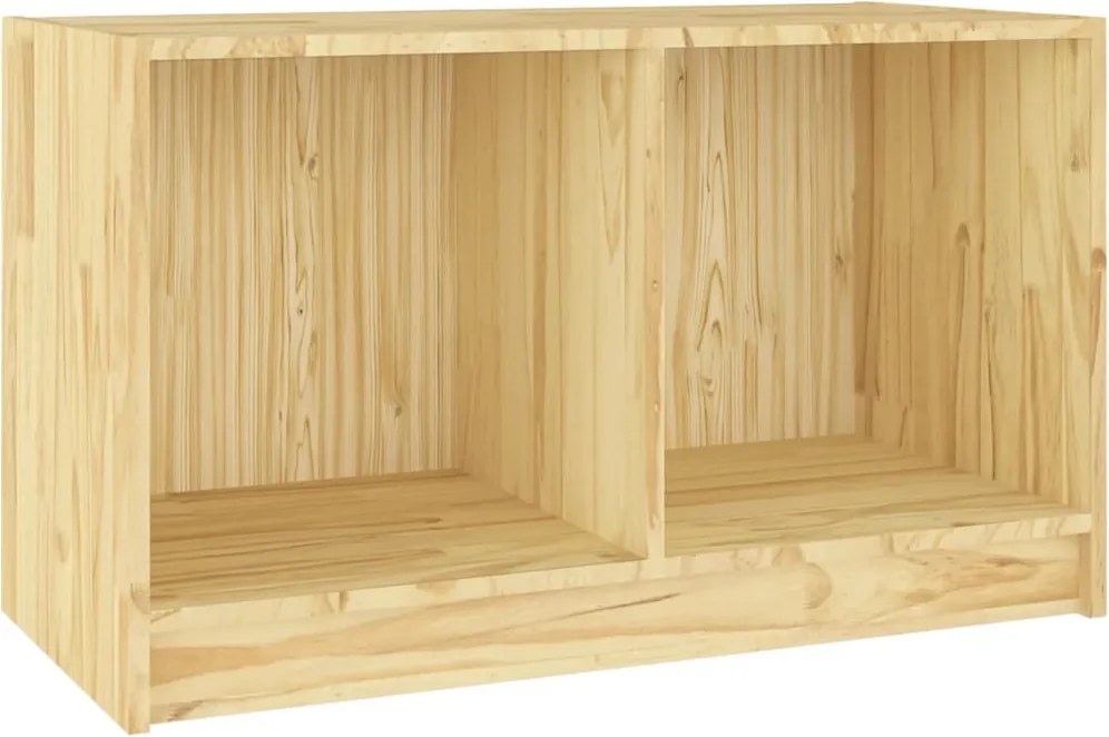 vidaXL tömör fenyőfa TV-szekrény 70 x 33 x 42 cm