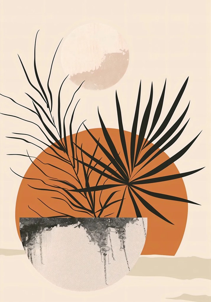 Poszter 70x100cm Pálmafás Nyugat