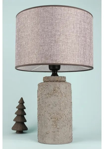 Asztali lámpa RAMZES 1xE27/40W/230V szürke