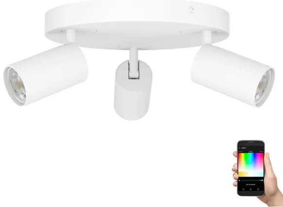 Eglo 900338 - LED RGBW Dimmelhető spotlámpa TELIMBELA-Z 3xGU10/4,9W/230V