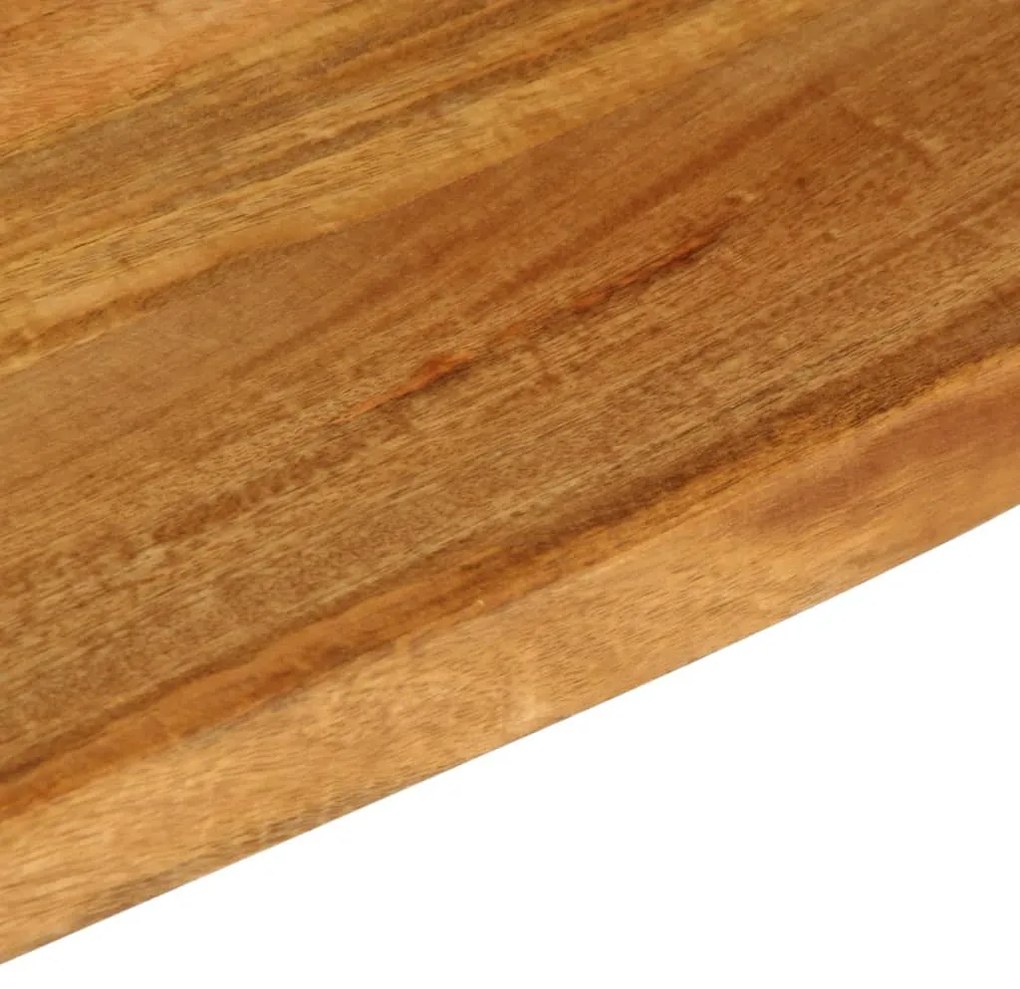 tömör mangófa természetes élű asztallap 100 x 60 x 2,5 cm