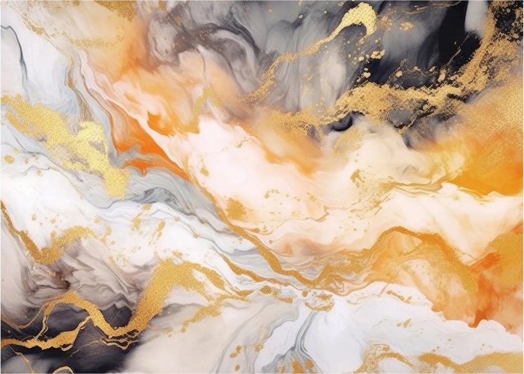 Kép - Márványozott háttér (70x50 cm)