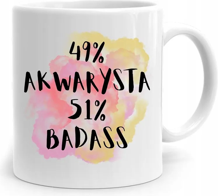 Akvarista Bögre Tökéletes Ajándék Születésnapra, fényképes nyomtatással