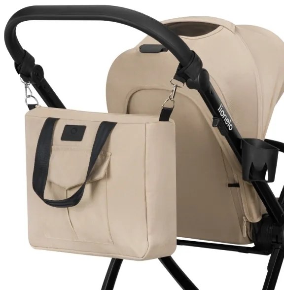 Lionelo - Kombinált 3 az 1-ben babakocsi MERIL homokbézs