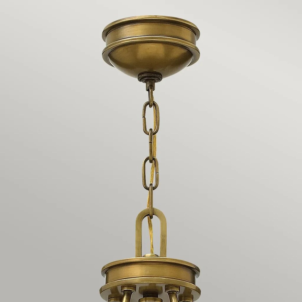 ELSTEAD HK-COLLIER5 COLLIER Modern Csillár Sárgaréz, Átlátszó E14 IP20