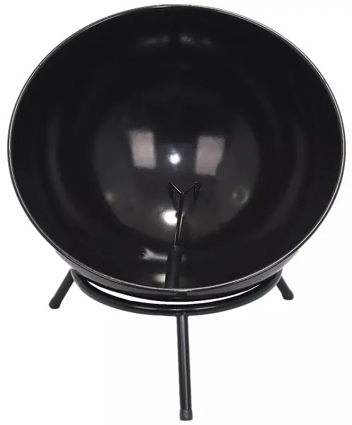 Hordozható fatüzelésű tűzrakó 57x30 cm fekete